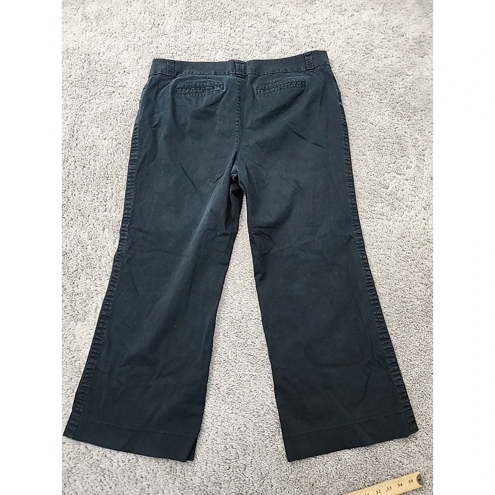 Lane Bryant Pants Womens 24 PLUS Black High Rise WideLeg Stretch ClassicWorkwear - Picture 4 of 7